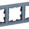 Рамка 3-м BRITE РУ-3-БрМ маренго IEK BR-M32-K35