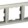 Рамка 3-м BRITE РУ-3-БрШ шампань IEK BR-M32-K37