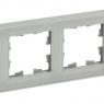 Рамка 4-м BRITE РУ-4-2-БрД стекло дым. IEK BR-M42-G-K30