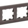 Рамка 4-м BRITE РУ-4-2-БрТБ стекло темн. бронза IEK BR-M42-G-K45