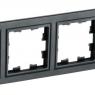 Рамка 4-м BRITE РУ-4-БрЧ черн. IEK BR-M42-K02