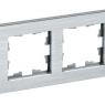Рамка 4-м BRITE РУ-4-1-БрА металл алюм. IEK BR-M42-M-K47