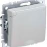 Розетка BRITE РСбш10-3-БрЖ 16А IP20 с заземл. защ. шторки с крышкой механизм жемчуж. IEK BR-R16-16-K36