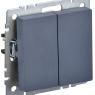Выключатель 2-кл. СП BRITE ВС10-2-0-БрМ 10А механизм маренго IEK BR-V20-0-10-K35