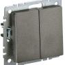 Выключатель 2-кл. СП BRITE ВС10-2-0-БрТБ 10А механизм бронза IEK BR-V20-0-10-K45