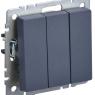 Выключатель 3-кл. СП BRITE ВС10-3-0-БрМ 10А механизм маренго IEK BR-V30-0-10-K35
