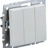 Выключатель 3-кл. СП BRITE ВС10-3-0-БрЖ 10А механизм жемчуж. IEK BR-V30-0-10-K36