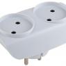 Разветвитель 2-м без заземл. 16А IP20 SP-2-W бел. Эра C0045520