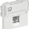 Розетка компьютерная 2мод. РКИ-20-00-П RJ45 кат.5E UTP механизм PRIMER IEK CKK-40D-RI2-K01