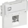 Розетка компьютерная 2мод. РКИ-20-00-П RJ45 кат.5E UTP механизм PRIMER IEK CKK-40D-RI2-K01