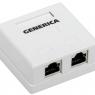 Розетка компьютерная 2-м ОП RJ45 кат.5E FTP GENERICA CS2-1C5EF-22-G