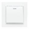 Выключатель 1-кл. СП Минск 10А IP20 с индикатором бел. Basic EKF ERV10-121-10
