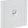 Розетка компьютерная RJ45 кат.5E FORTE&PIANO FP232 бел. IEK FP-K10-1-K01