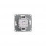 Кнопка нажимная 1-кл. СП Glossa 10А IP20 (сх. 1) 10AX механизм бел. SE GSL000115