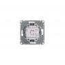 Переключатель проходной 1-кл. СП Glossa 10А IP20 (сх. 6) 10AX механизм бел. SE GSL000161