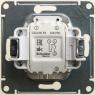 Выключатель 2-кл. СП Glossa 10А IP20 (сх. 5а) 10AX с подсветкой механизм перламутр. SE GSL000653