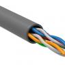 Кабель витая пара U/UTP кат.5E 4х2х24AWG solid PVC сер. (м) ITK LC1-C5E04-111