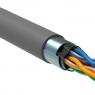 Кабель витая пара F/UTP кат.5E 4х2х24AWG solid PVC сер. (м) ITK LC1-C5E04-311