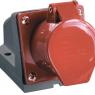 Розетка ОП 32А 380В 3P+PЕ ССИ-124 IP44 IEK PSR12-032-4