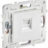 Розетка компьютерная RJ45 кат.5E SKANDY SK-K01W арктич. бел. IEK SK-K10-1-K01
