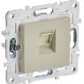 Розетка компьютерная RJ45 кат.5E SKANDY SK-K01B беж. IEK SK-K10-1-K10