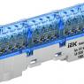 Шина нулевая N изол. на универс. держ. 6х9-12-С TEKFOR IEK TF-NN10-12-KL-K07