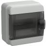 Корпус КМПн-6 TEKFOR IP65 черн. прозр. дверь пластик. IEK TF5-KP72-N-06-65-K03-K02