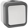 Выключатель кнопочный 1-кл. ОП TORS 10А IP55 TS210 бел. IEK TS-V14-0-10-55-K41