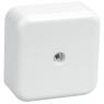Коробка распаячная ОП 50х50х20 IP20 КМ41206-01 (4 клем. 3кв.мм) бел. IEK UKO10-050-050-020-K01