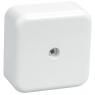 Коробка распаячная ОП 50х50х20 IP20 КМ41206-01 (4 клем. 3кв.мм) бел. IEK UKO10-050-050-020-K01