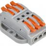 Клемма строительно-монтажная СМК 222-4133P (уп.4шт) IEK UKZ20-4133P-004