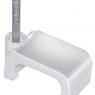 Скоба крепежная плоская с гвоздем d7мм пластик. (уп.100шт) IEK USK21-07-100