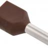 Наконечник НШВИ(2) 1.5-8 корич. (уп.100шт) IEK UTE10-D2-4-100