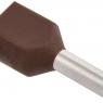 Наконечник НШВИ(2) 1.5-8 корич. (уп.100шт) IEK UTE10-D2-4-100