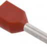 Наконечник НШВИ(2) 0.75-8 темн. красн. (уп.100шт) IEK UTE10-D75-100