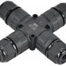 Коннектор кабельный герметичный WTP-108 3 PIN IP68 IEK UWC10-X-024-3-68