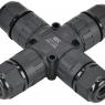 Коннектор кабельный герметичный WTP-108 3 PIN IP68 IEK UWC10-X-024-3-68