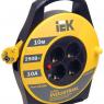 Удлинитель на катушке 4х10м с заземл. 10А IP20 Industrial УК10 3х1 термозащита IEK WKP14-10-04-10
