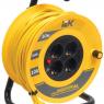 Удлинитель на катушке 4х30м с заземл. 10А IP20 Industrial УК30 3х1 термозащита IEK WKP14-10-04-30