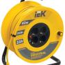 Удлинитель на катушке 4х40м с заземл. 10А IP20 Industrial УК40 3х1 термозащита IEK WKP14-10-04-40