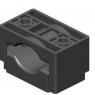 Крепление одиночное кабельное d25-40мм EKF scc2540